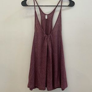 Purple Free People Tank Top